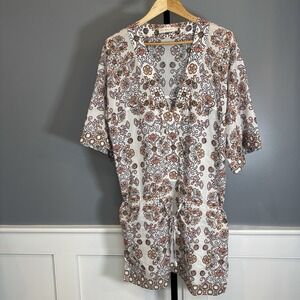 Tory Burch Hicks Garden Beach Tunic. NWOT. Size Medium. Retail- $300